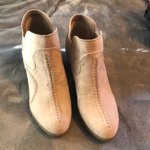 Tan ankle boots